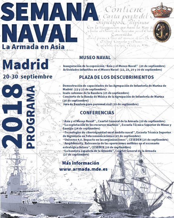 Cartel Semana Naval de Madrid 2018